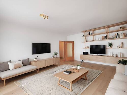 Wohn-Esszimmer1 mit KI generiert - 2 Zimmer Etagenwohnung zum Kaufen in München