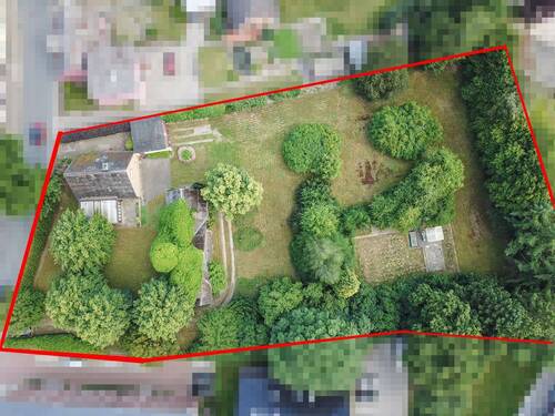 Luftbild - Baugrundstück für Geschosswohnungsbau