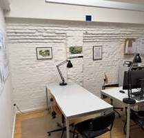 Ein Arbeitsplatz in altem Fabrikgebäude mitten in Berlin-Moabit - All-in-Miete