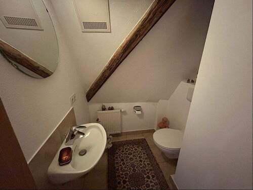 WC im Dachgeschoss - 