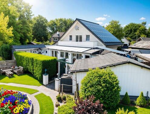 Gartenansicht - (KI generiert) - 4 Zimmer Einfamilienhaus zum Kaufen in Rieste