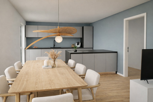 Kochen_Wohnen_Whg_2_4 - 4 Zimmer Etagenwohnung in Witten