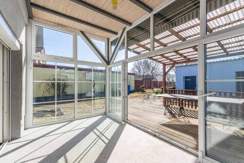Wintergarten - Einfamilienhaus mit 267,00 m&sup2; in Wusterhausen/Dosse zum Kaufen