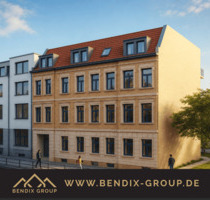 Denkmalwohnung in Taucha mit Terrasse | 2 Zimmer | Fußbodenheizung | KfW & Steuervorteile