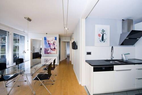 offene Küche mit Esszimmer - 