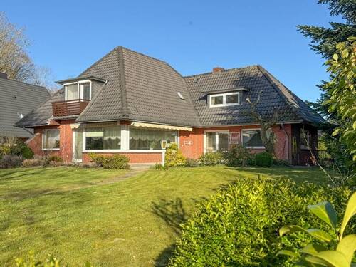 Blick aus dem Garten - 4 Zimmer Einfamilienhaus zum Kaufen in Husum