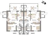 Grundriss - Terrassenwohnung mit 88,00 m&sup2; in Adendorf zum Kaufen