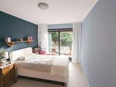 Schlafzimmer mit Balkonzugang - 