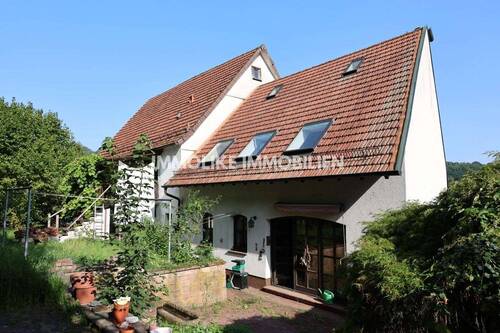 Gartenseite - 9 Zimmer Einfamilienhaus zum Kaufen in Sinntal