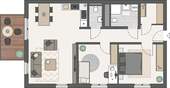 Grundriss Wohnung 08 I 12 - 