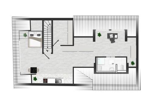 Dachgeschoss Neubau - 