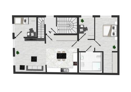 3. Obergeschoss Bestand u. Neubau - 