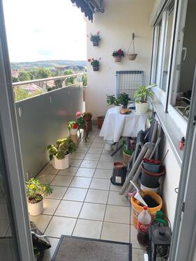 Balkon I.jpg - 2 Zimmer Etagenwohnung in Ansbach