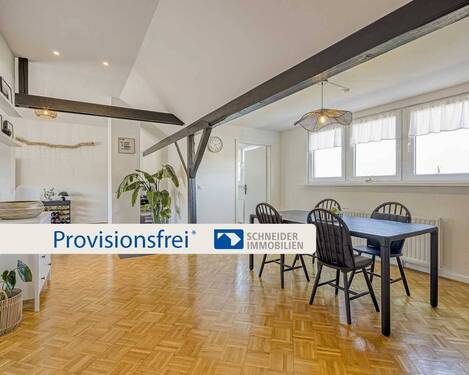 Essbereich - Lichtdurchflutete 3-Zimmer-Dachgeschosswohnung mit Stellplatz in Ratingen-Ost