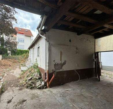 Hof - Gartenansicht - 3 Zimmer Einfamilienhaus zum Kaufen in Lambsheim