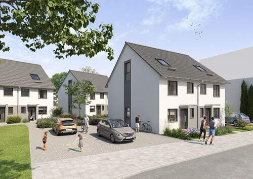 01-Zwischenb-VIS-A02-Eingang-Gaeufelden-Jettinger-Str - Modernes Wohnen im Herzen von Öschelbronn