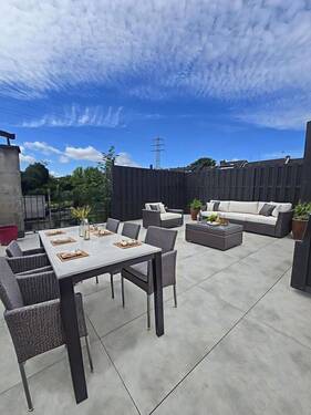 Möbelierte Terrasse - 