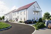 Visualisierung Außenansicht - 'Hirtenweiher-Karree' - 3-Zimmer-OG-Wohnung mit West-Balkon