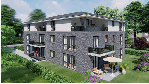 Ansicht Pulverhofsweg - Neubau von 2019, Fußbodenheizung, große Sonnen-Terrasse, Vollbad m. separater Dusche u. vieles mehr!