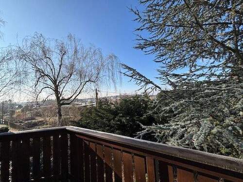 Ausblick vom Balkon - 