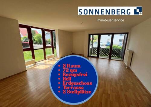 Ansicht - helle Terrassenwohnung mit 2 Stellplätzen in Erfurt OT Gottstedt