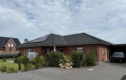 Referenzobjekt - Neubau-Bungalow in Schweiburg - Ruhiges Wohnen auf einer Ebene in Küstennähe!