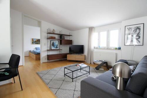Wohnzimmer - Exklusive Dachgeschosswohnung mit Sonnenterrasse