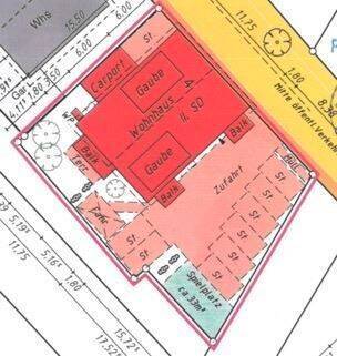 K-281 Lageplan - PROVISIONSFREI: Grundstück inkl. Baugenehmigung für 5-FH - Abbruch erforderlich