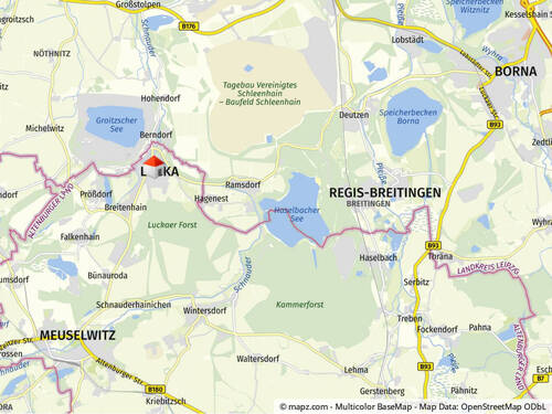 Geolyzer Kartenausschnitt - 