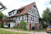 Frontseitenansicht.JPG - 3 Zimmer Doppelhaushälfte in Wald-Michelbach