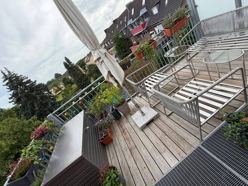 Balkon - Etagenwohnung mit 72,00 m&sup2; in Siegburg zur Miete