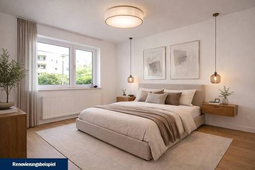 Schlafzimmer Renovierungsbeispiel - 