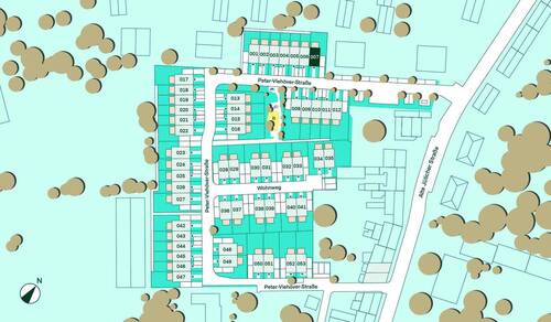 Lage des Reihenhauses im Quartier - 