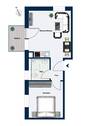 Grundriss - Etagenwohnung mit 37,30 m² in Remseck am Neckar / Aldingen zum Kaufen