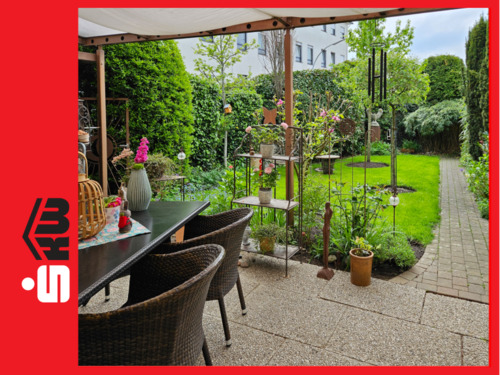 ...mit Gartenoase - Leben mit Konzept: Doppelhaus für Familie, Praxis oder Projekt ***4216 G Langenberg