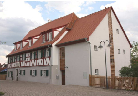 Ansicht Nordwesten mit Anbau - 