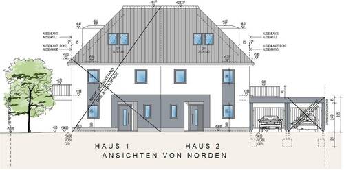 Ansicht von Norden - 
