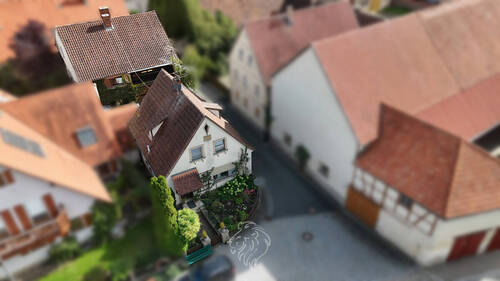 Nordansicht Haus 1 & 2 - Zwei Häuser im Paket - Immobilien-Ensemble im Herzen von Iphofen-Nenzenheim