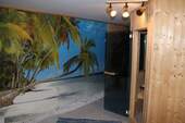 Der Sauna-Fitnessbereich im KG - 