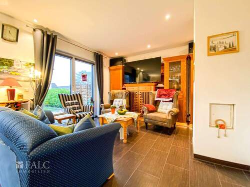 Wohnzimmer - Doppelhaushälfte mit 165,00 m&sup2; in Breege zum Kaufen