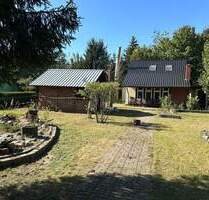 Grundstück mit kleinem Einfamilienhaus und sonniger Süd-Dachterrasse idyllische Lage in Stolzenhagen Nähe Rahmersee (Wandlitz)