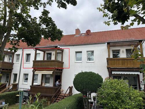 Balkon-Ansicht - 2 Zimmer Etagenwohnung in Ohrdruf