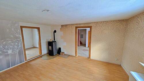 Wohnzimmer mit Pelletofen - 