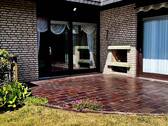 Terrasse mit Kamin - 