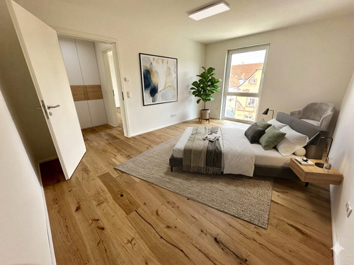 Wohnbeispiel - Schlafzimmer - Etagenwohnung mit 105,60 m&sup2; in Sembach zur Miete