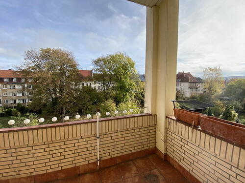 Balkon und Innenhof - 