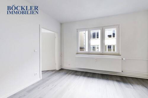 Wohnzimmer - Etagenwohnung mit 51,90 m&sup2; in Pforzheim zur Miete