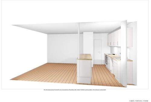 Küchenplanung Ansicht / Perspektive - 