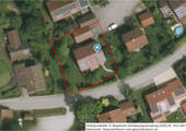 Luftbild mit Grenzverlauf - 