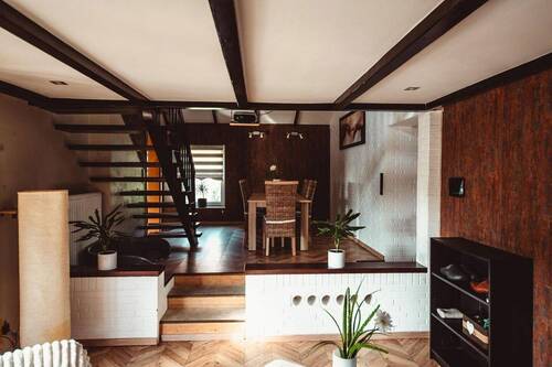 WZ mit Blick ins Esszimmer - 